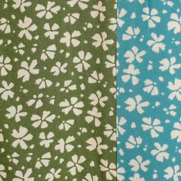 Floral A-Line Midi Skirt - 100% Cotton - Picture 4 of 5